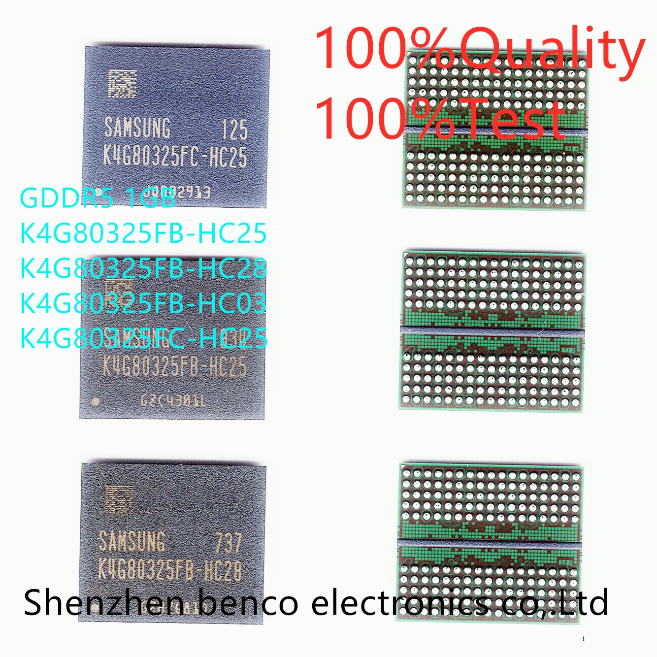 (10piece)100% ׽Ʈ K4G80325FB-HC25 K4G80325FB-HC28 K..